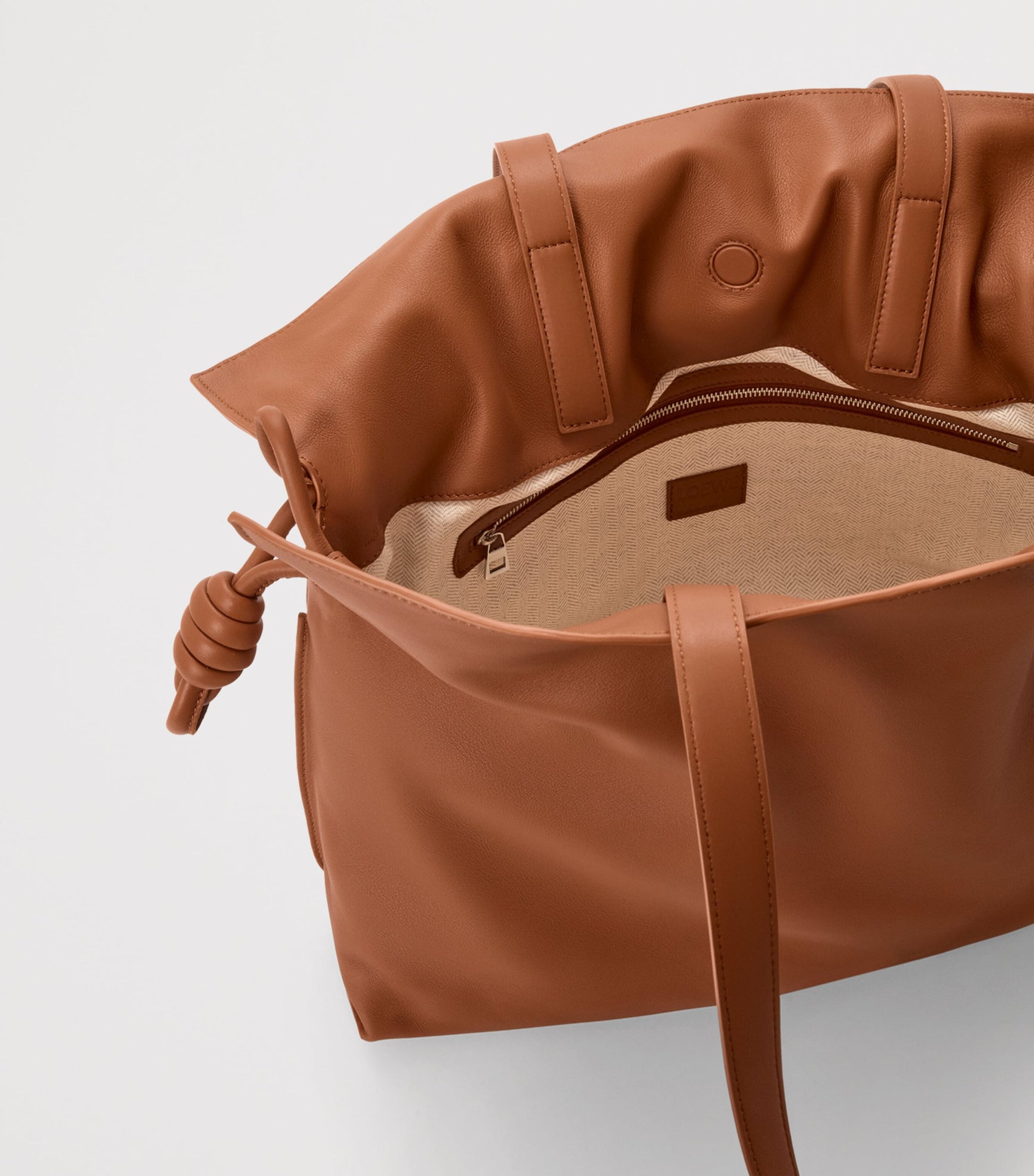 LOEWE Large Leather Flamenco Shoulder Bag