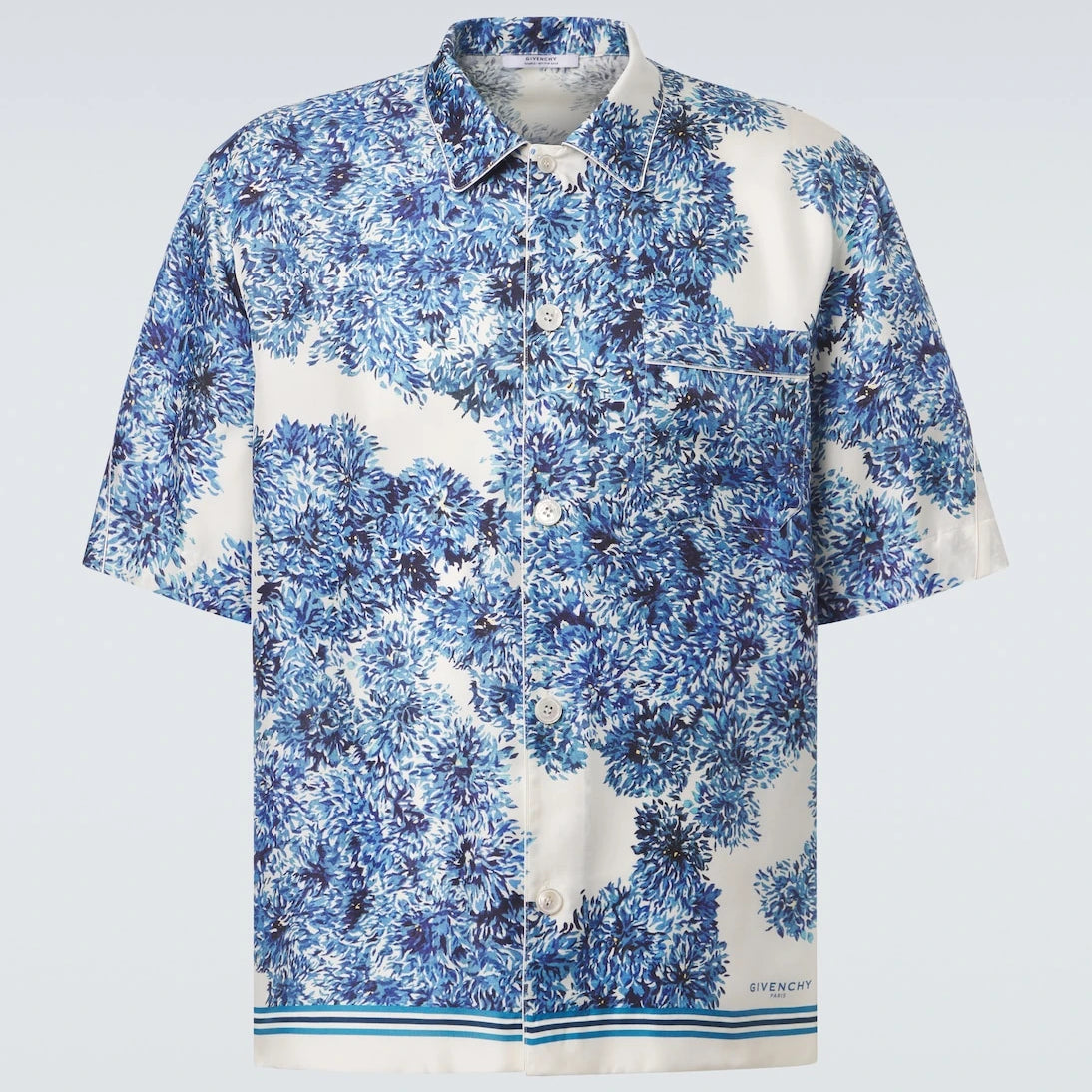Givenchy - Couture Seam silk twill bowling shirt