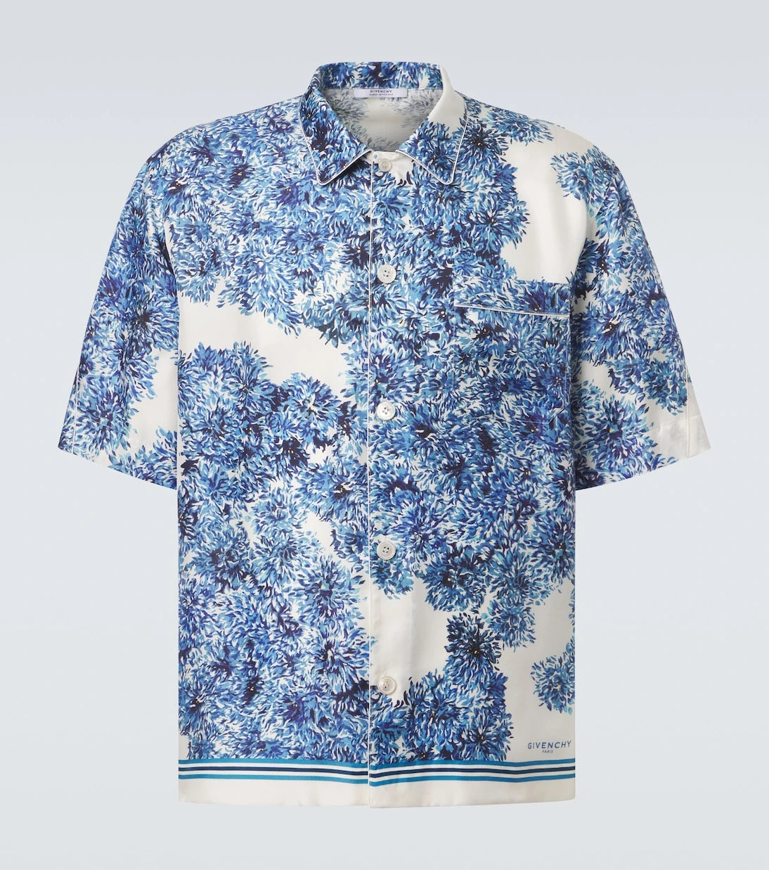 Givenchy - Couture Seam silk twill bowling shirt
