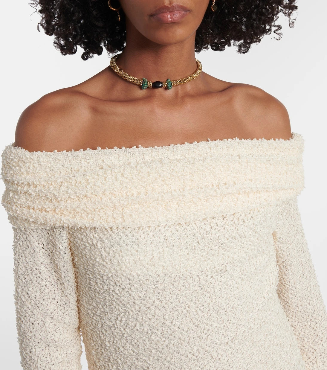 Isabel Marant - Ormany jersey bouclé maxi dress