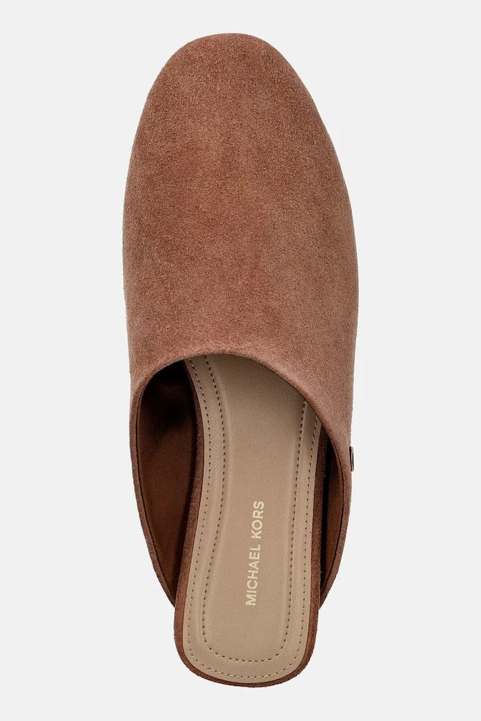 MICHAEL Michael Kors чехли сабо дамски от велур Cady Mule