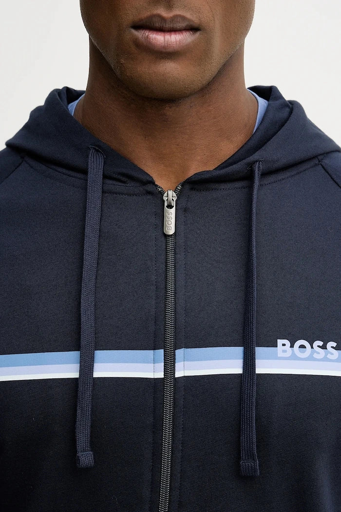 BOSS erkek pamuklu ev içi sweatshirt Authentic Jacket H