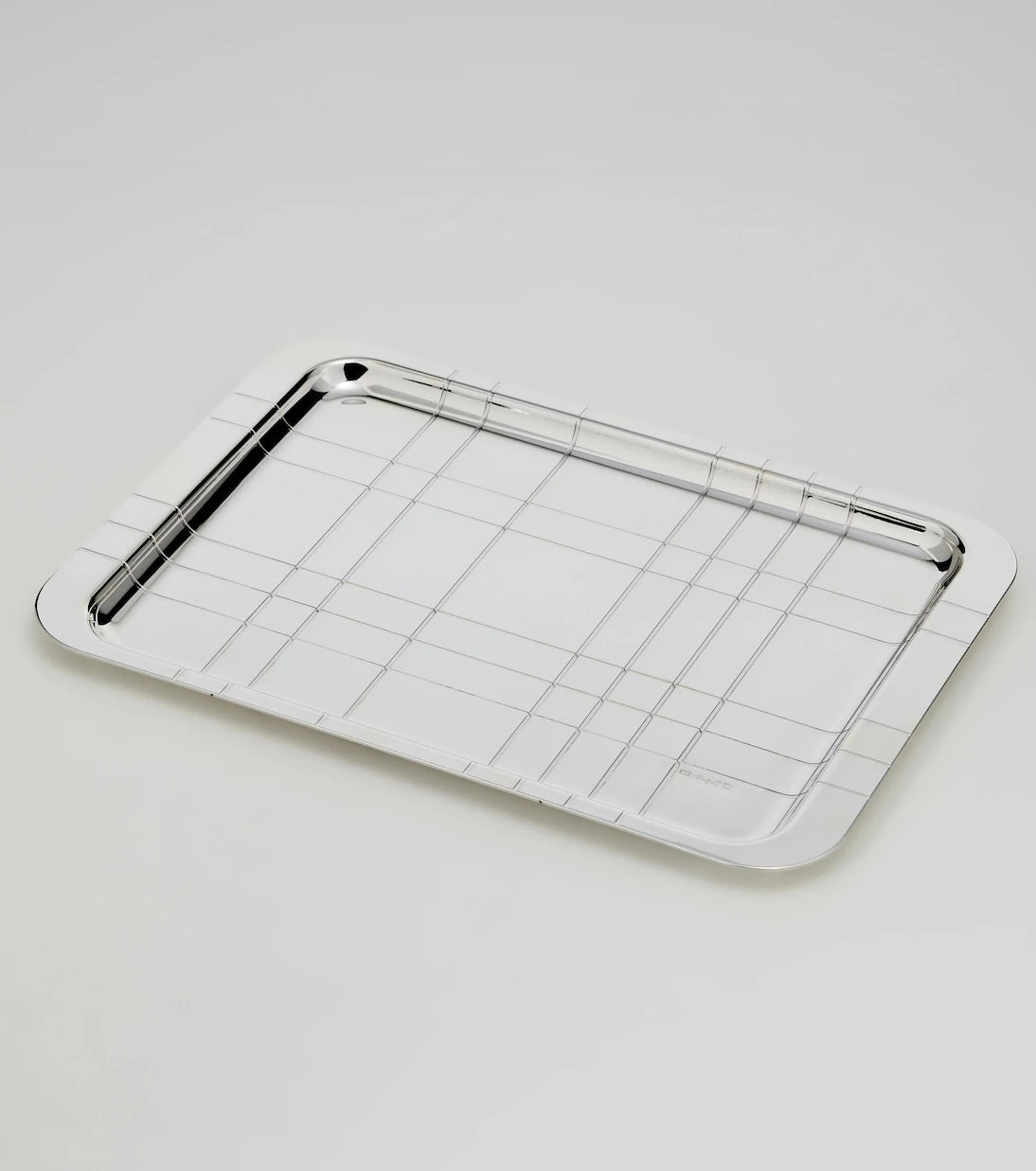 Christofle - Graphik silver-plated tray