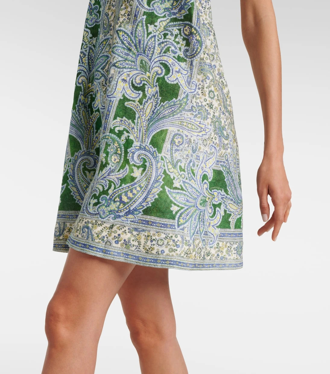 Zimmermann - Ottie Swing paisley linen minidress