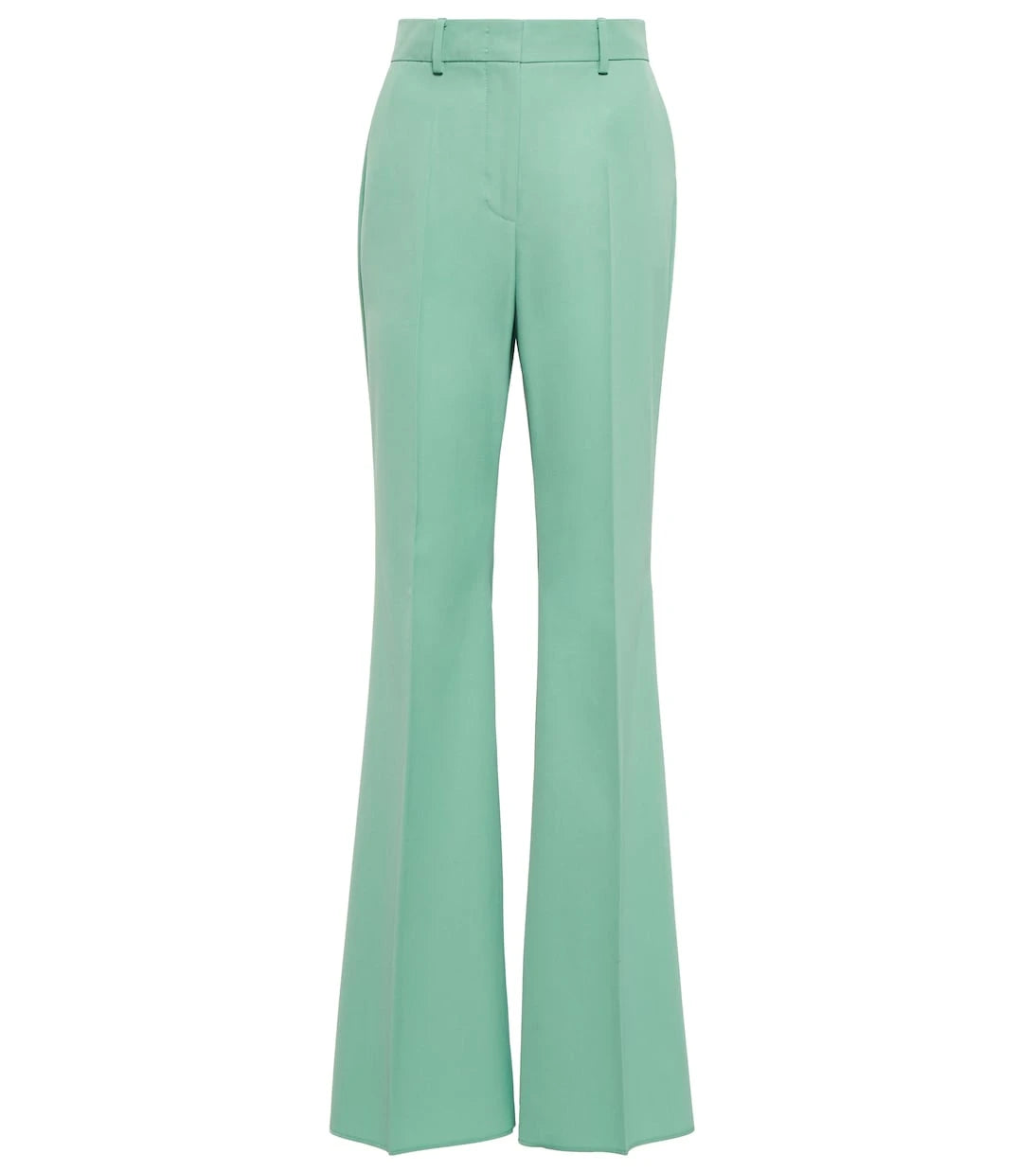 Sportmax - Laccato high-rise flared pants
