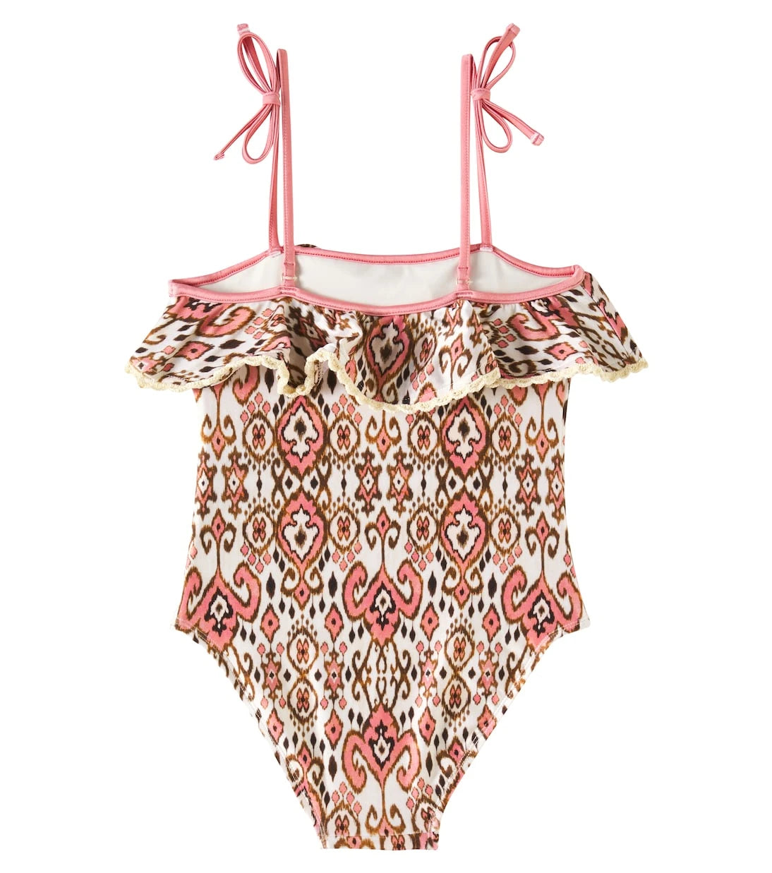 Zimmermann Kids - Wylie ruffled printed swimsuit
