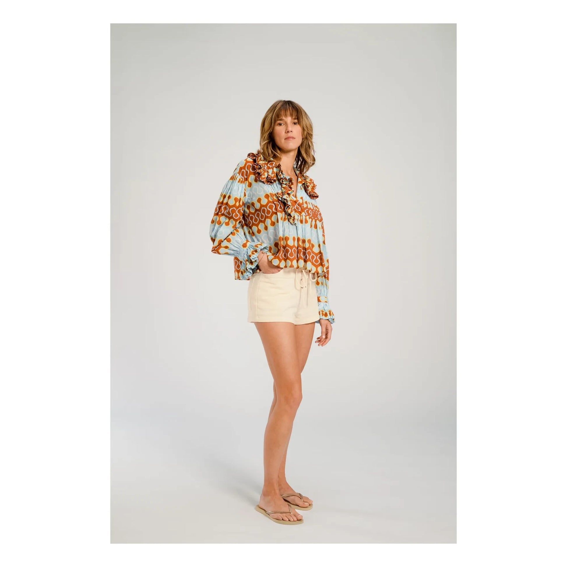 Virginie de Vinster - Rio blouse | Beige