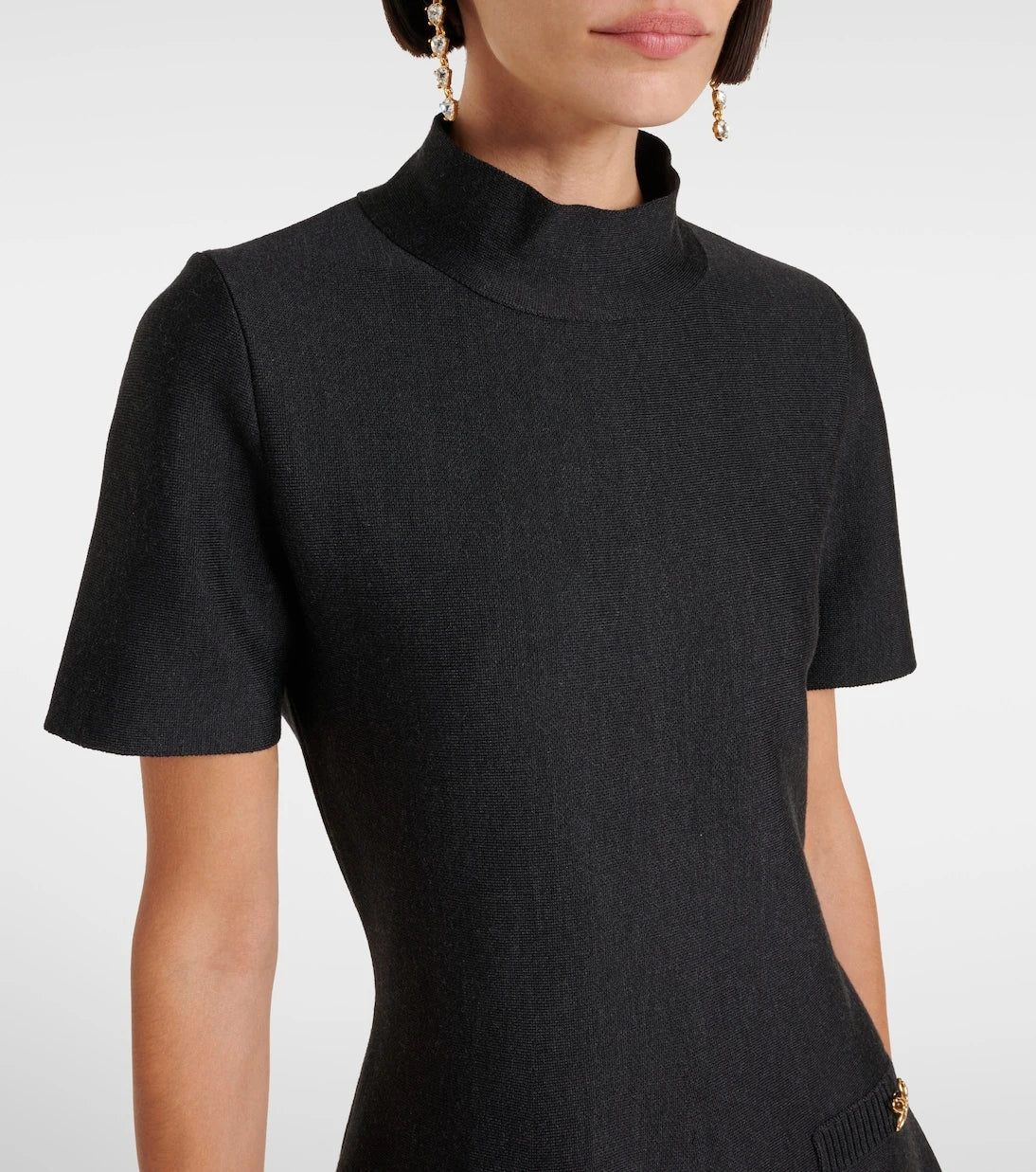 Oscar de la Renta - Wool-blend minidress