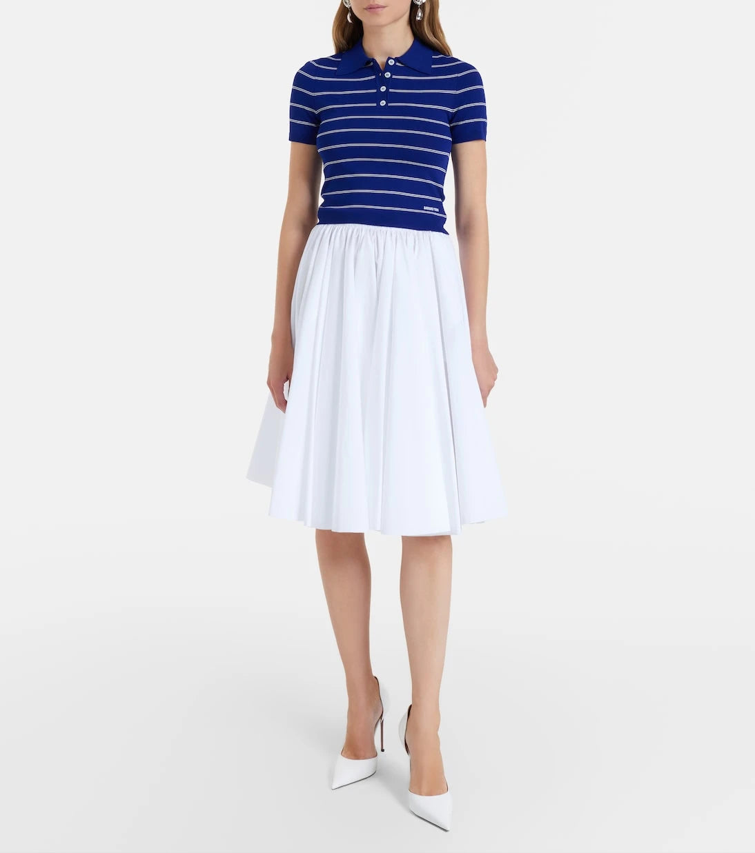 Shushu/Tong - Striped polo shirt
