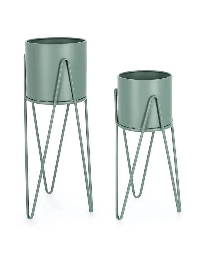 Bizzotto Madelyn Izgaralı Saksı Seti 23,5 × 53/57 / 21,5 × 42/46 cm (2 Parça)