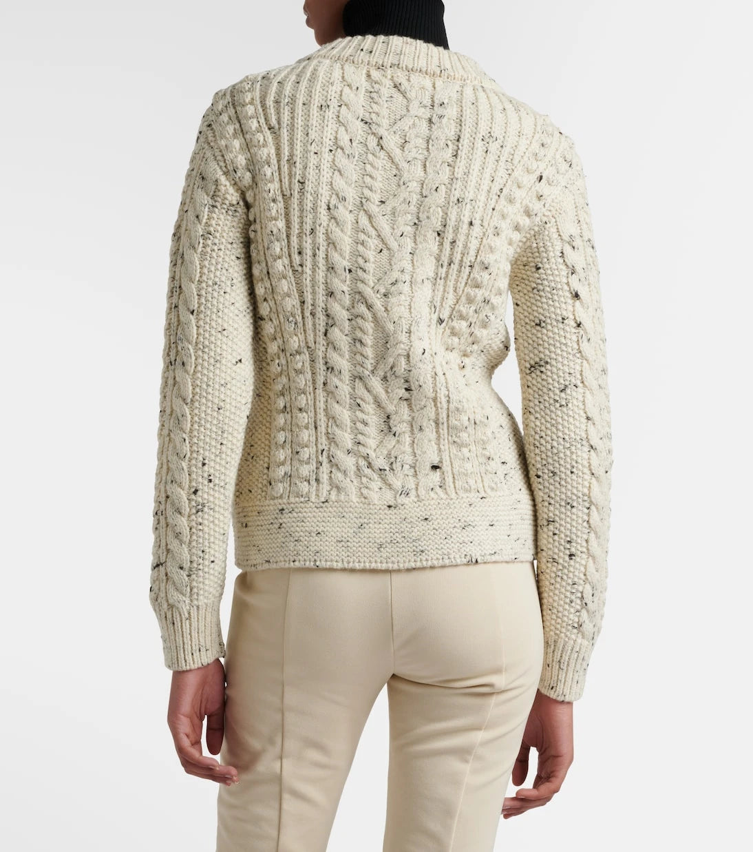 Moncler Grenoble - Cable-knit wool cardigan