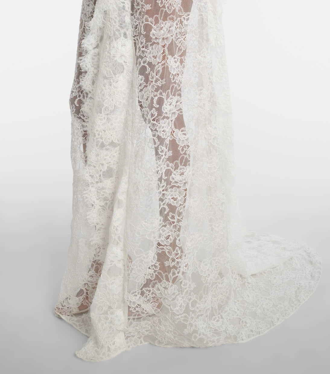 Christopher Esber - Floating draped lace gown