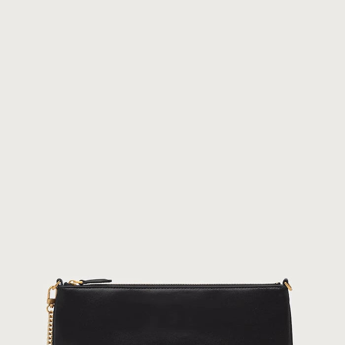Pembe Pinko deri kadın clutch