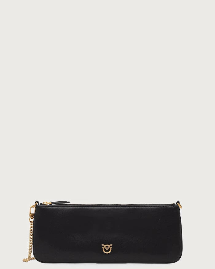 Pembe Pinko deri kadın clutch