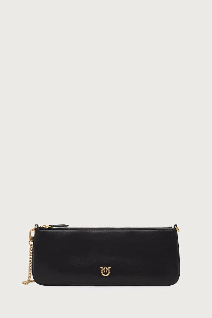 Pembe Pinko deri kadın clutch