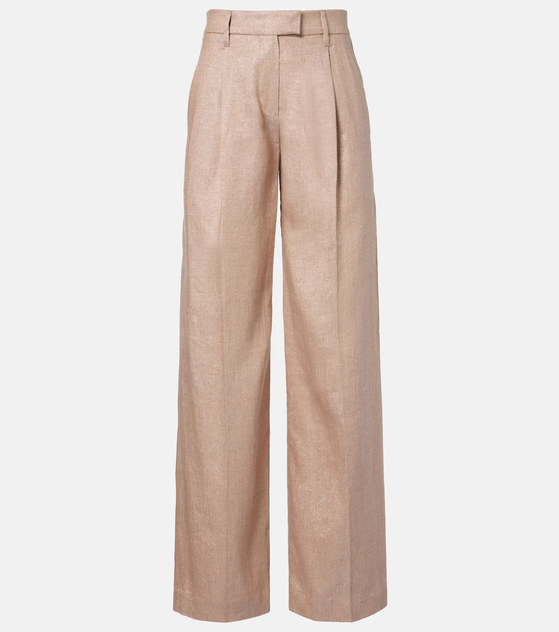Brunello Cucinelli - Linen-blend wide-leg pants