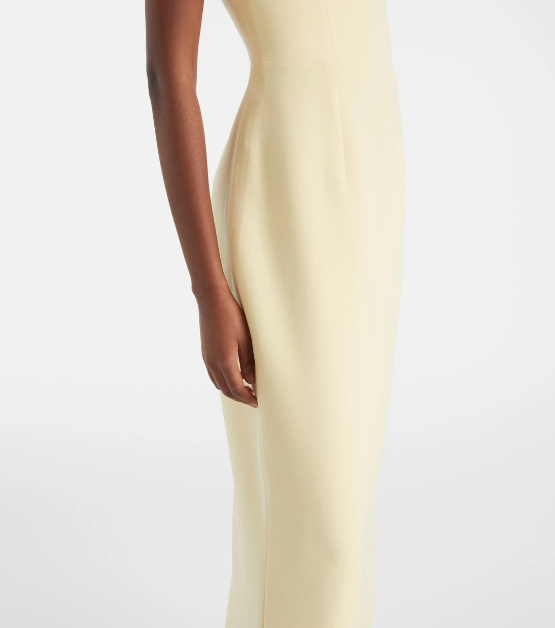 Safiyaa - Vanna draped crêpe gown