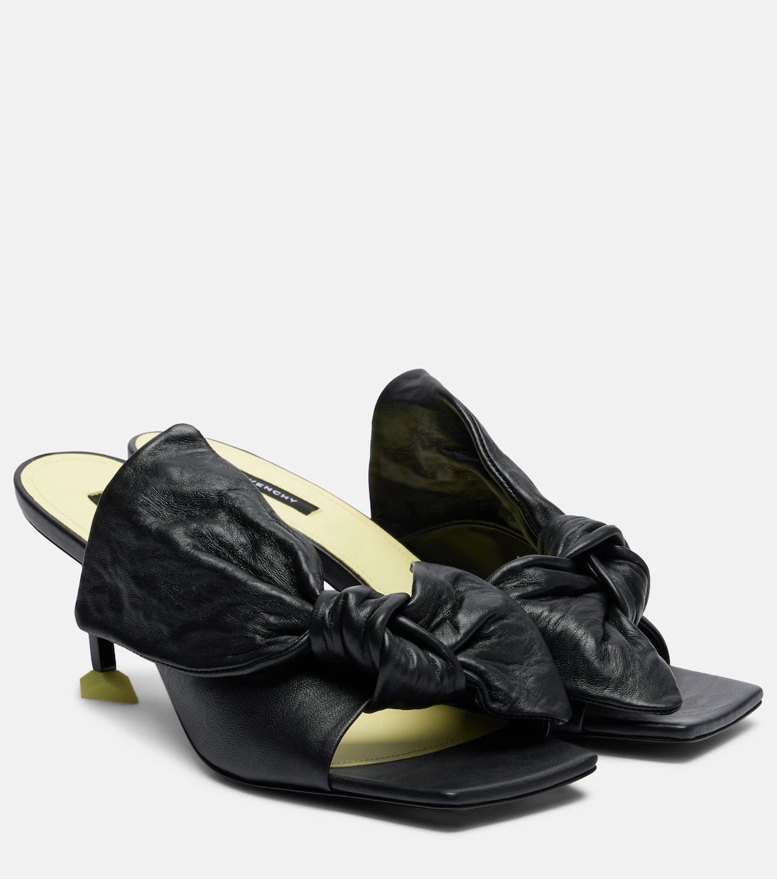 Givenchy - Boudoir Bow leather mules