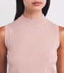 Weekend Max Mara Pink Knitted Sleeveless Top