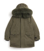 Yves Salomon Enfant Cotton-Blend Fur-Trim Parka (4-14 Years)