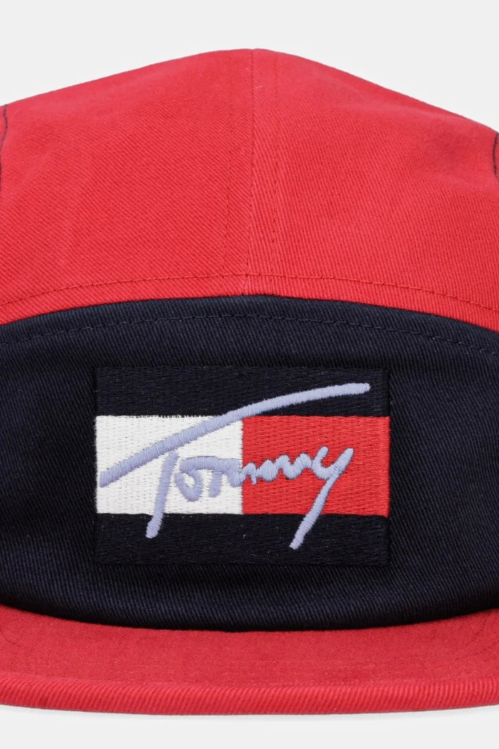 Tommy Hilfiger Çocuk Pamuklu Vizörlü Şapka