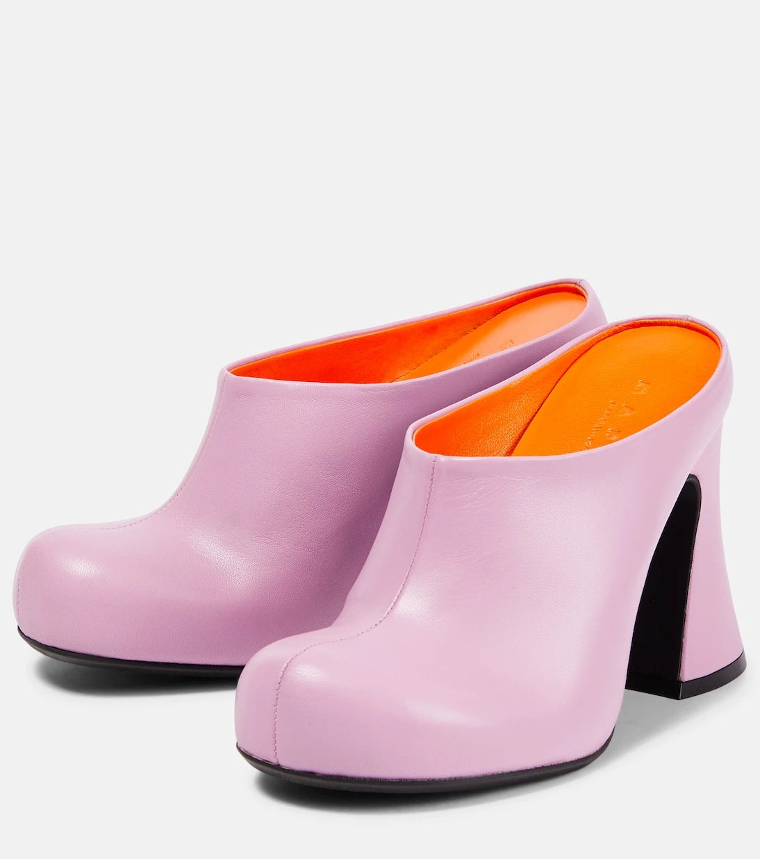 Marni - Fussbett leather mules