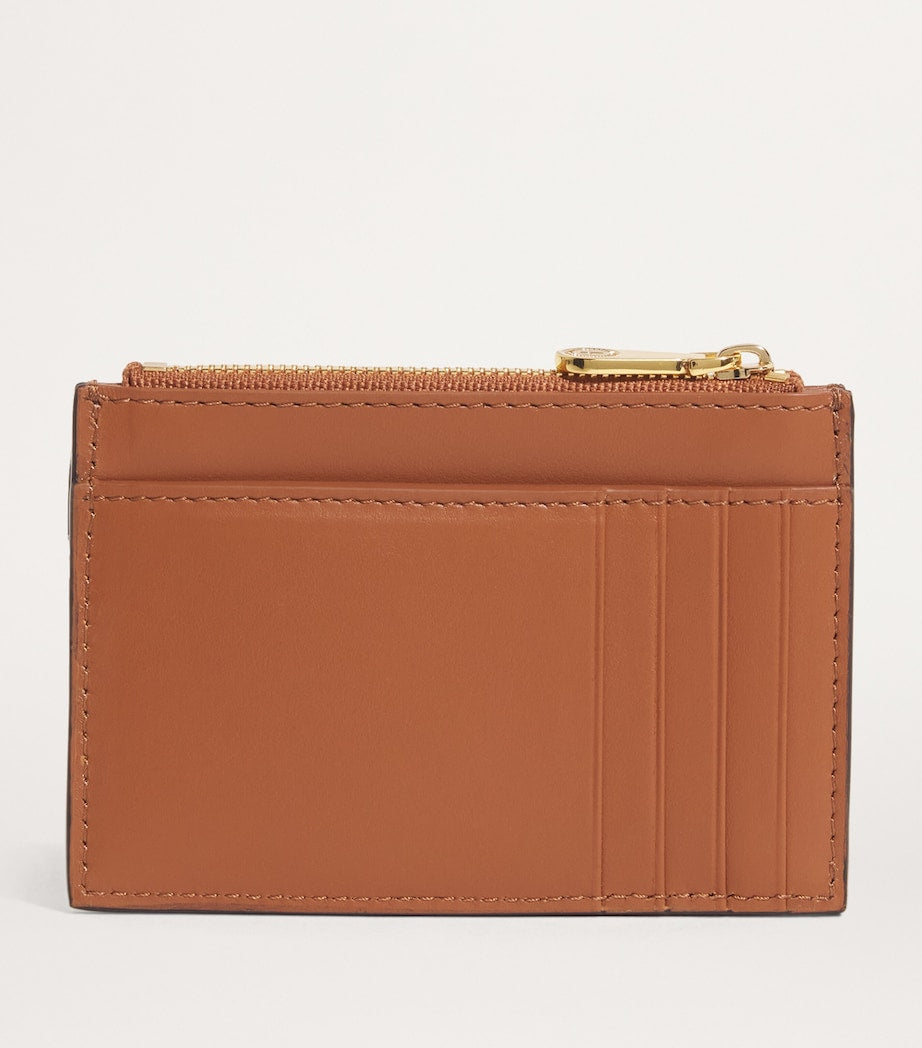 Tan Smooth Leather Card Holder