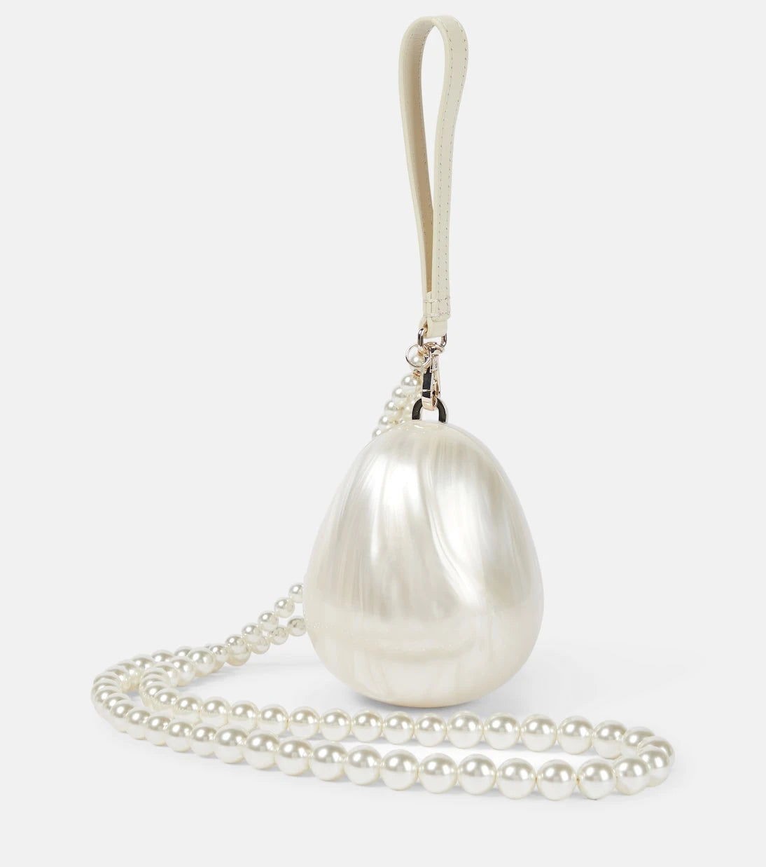 Simone Rocha - Egg embellished clutch