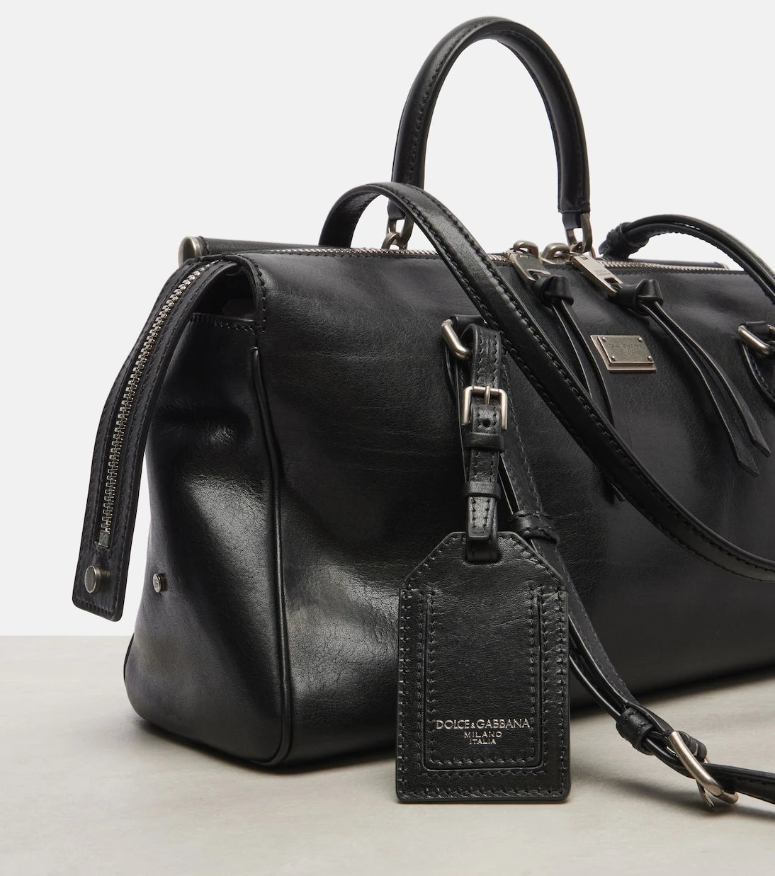 Dolce&Gabbana - Vittoria leather tote bag