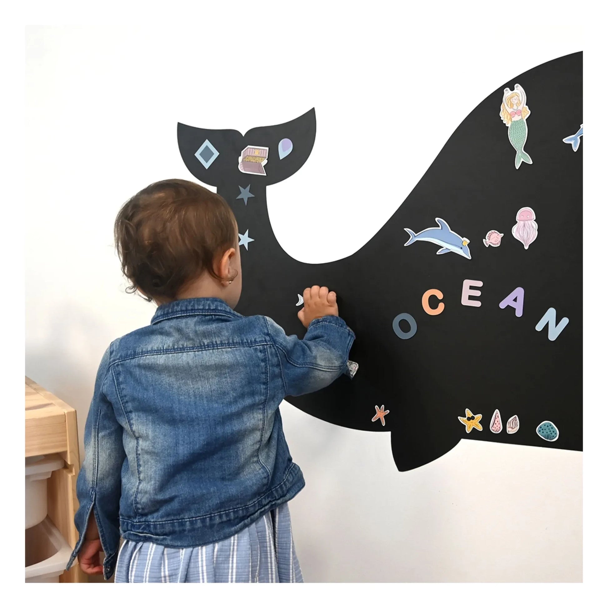 Ferflex - Magnetic Whale board with 21 geometric shapes