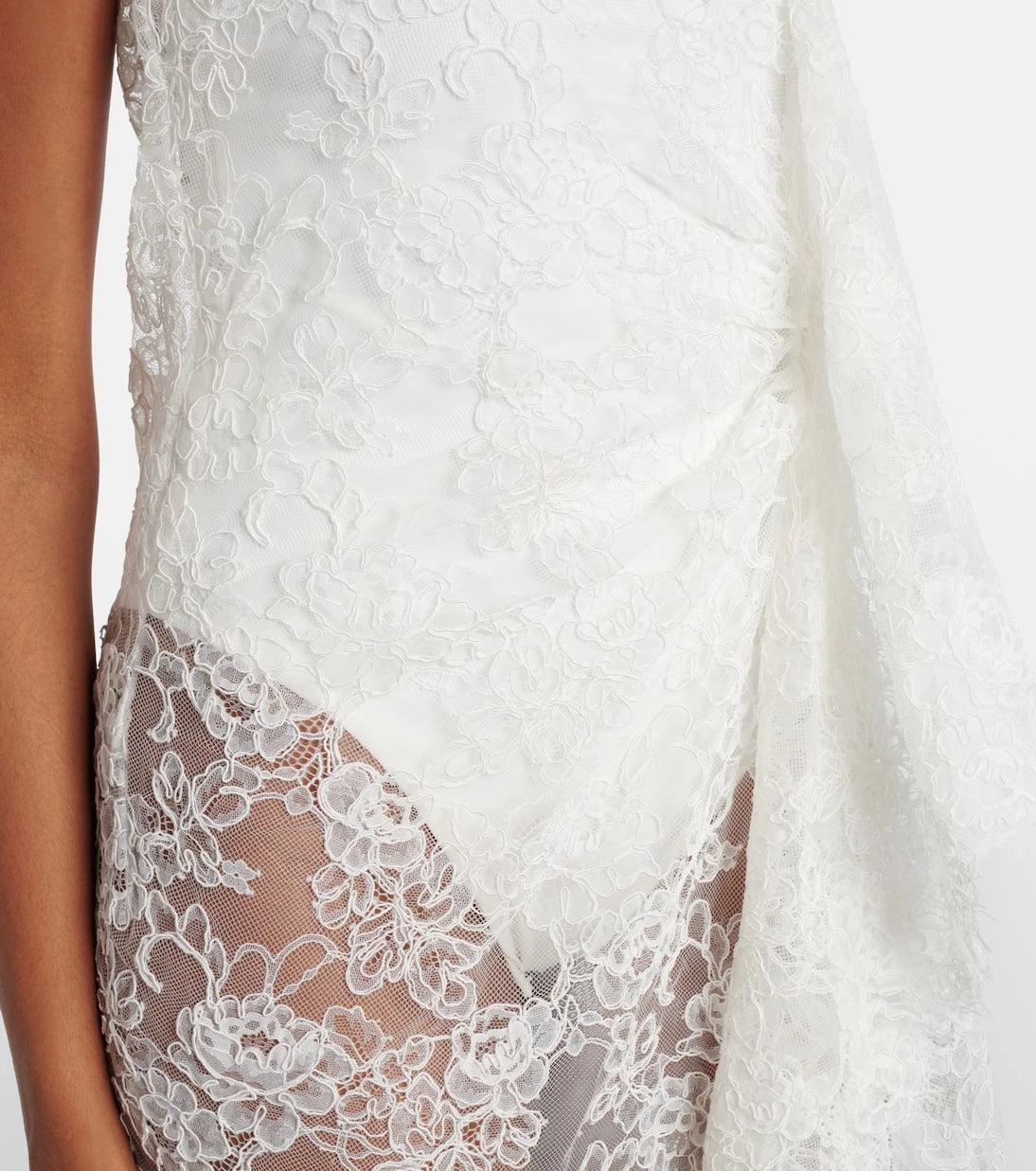 Christopher Esber - Floating draped lace gown