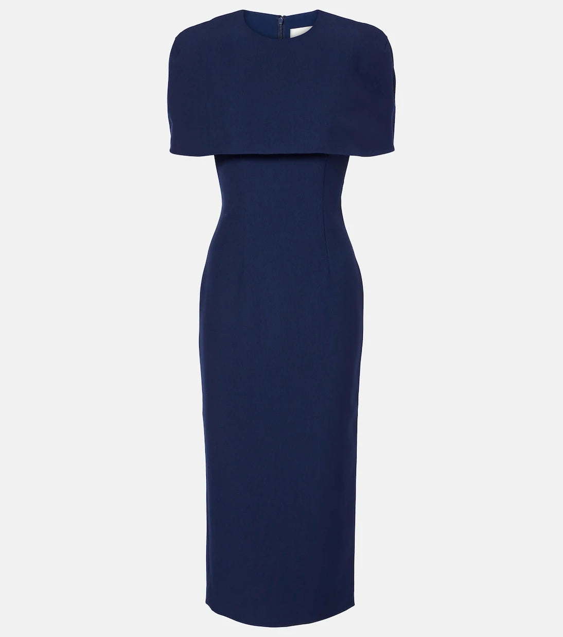Roland Mouret - Caped crêpe cocktail dress