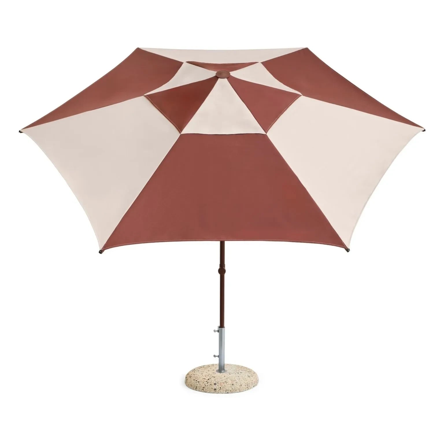 Hay - Hexagonal parasol Terrazza | Burgundy