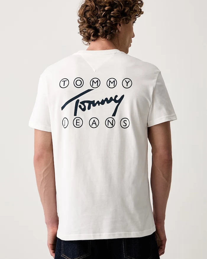 Tommy Jeans erkek pamuklu tişört