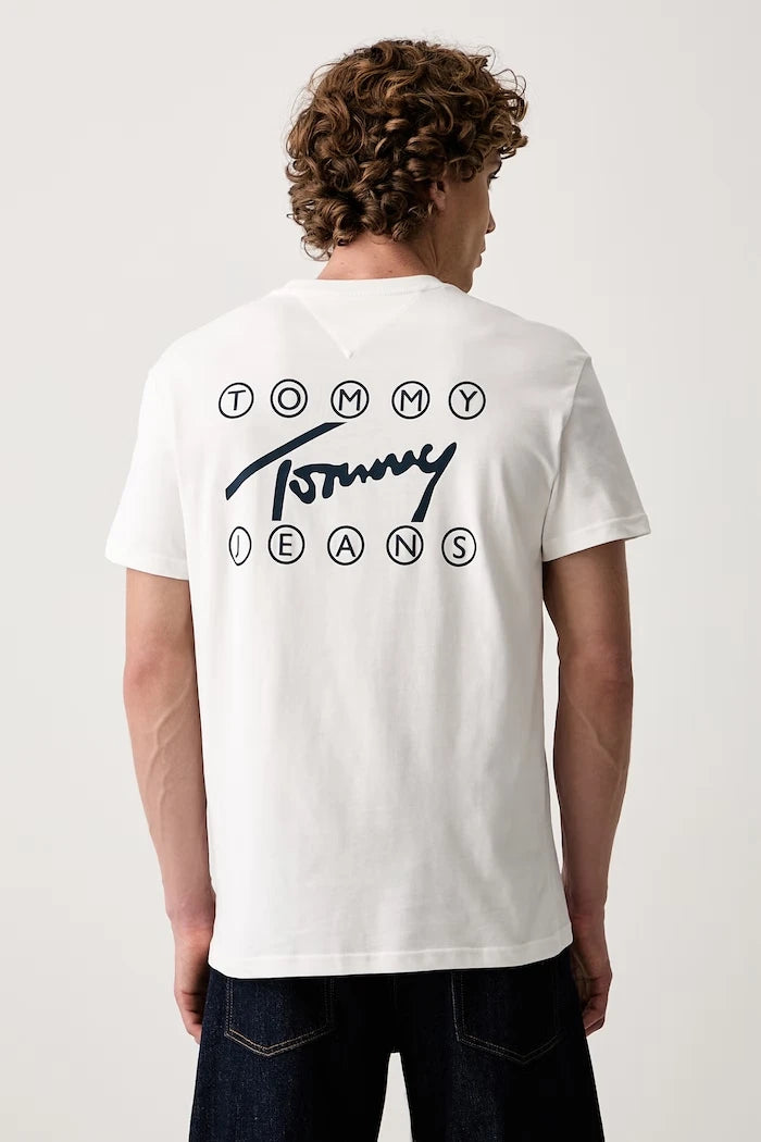 Tommy Jeans erkek pamuklu tişört