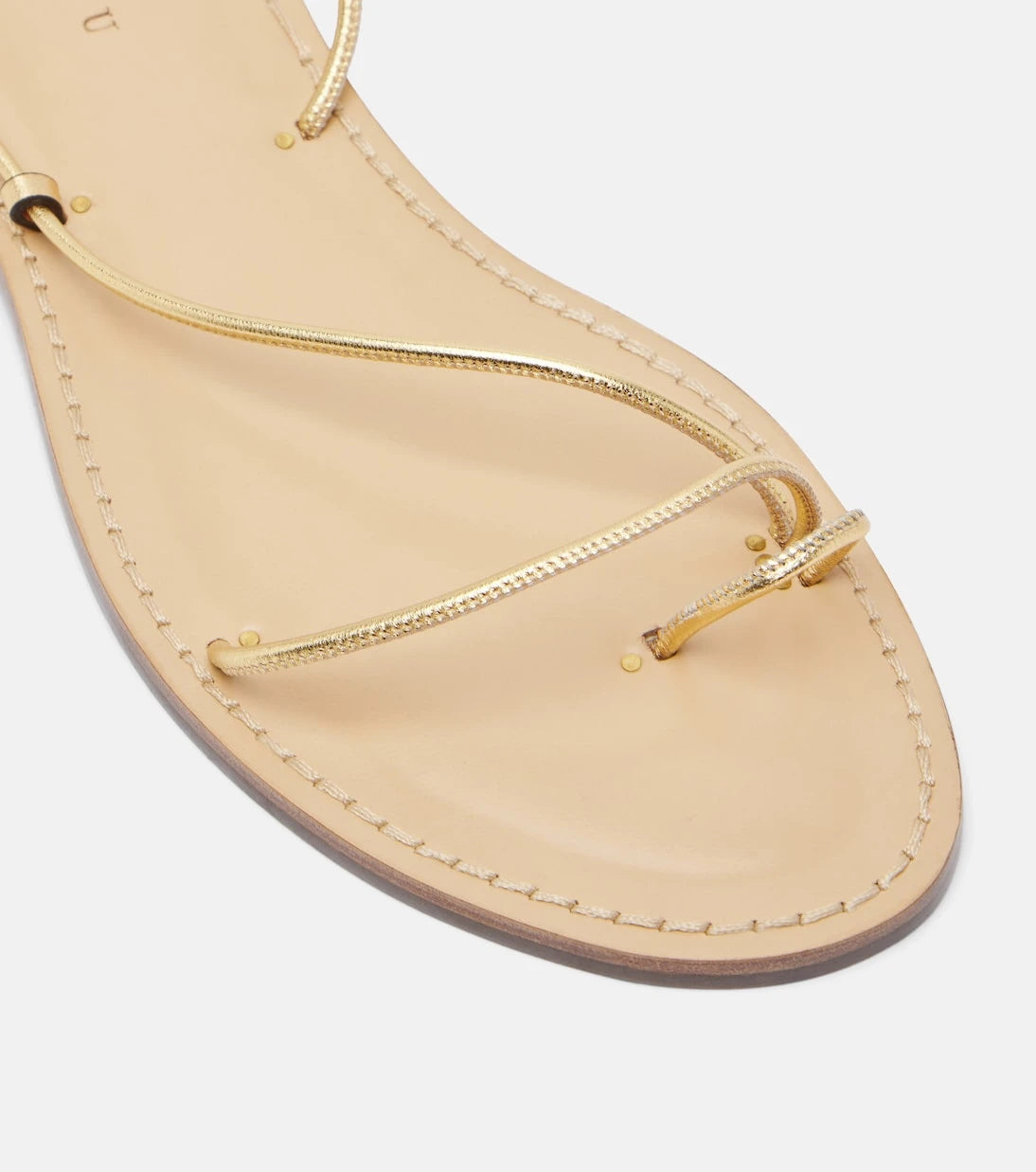 Amanu - Karima metallic leather sandals