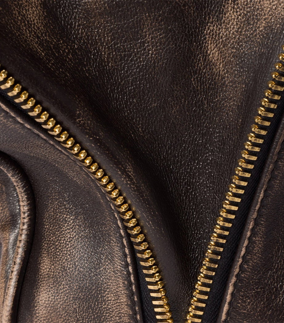 Nappa Leather Beau Top-Handle Bag