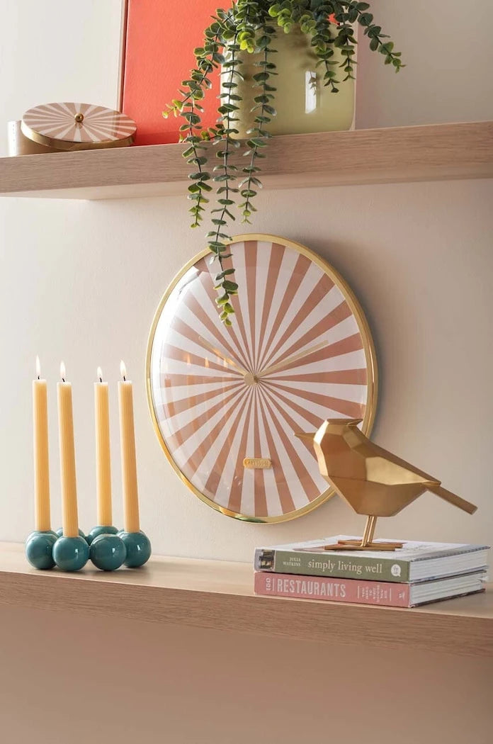 Стенен часовник Karlsson Candy Swirl Dome