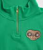 Mini Rodini x E.T. Organic Cotton Half-Zip Sweatshirt (3-11 Years)
