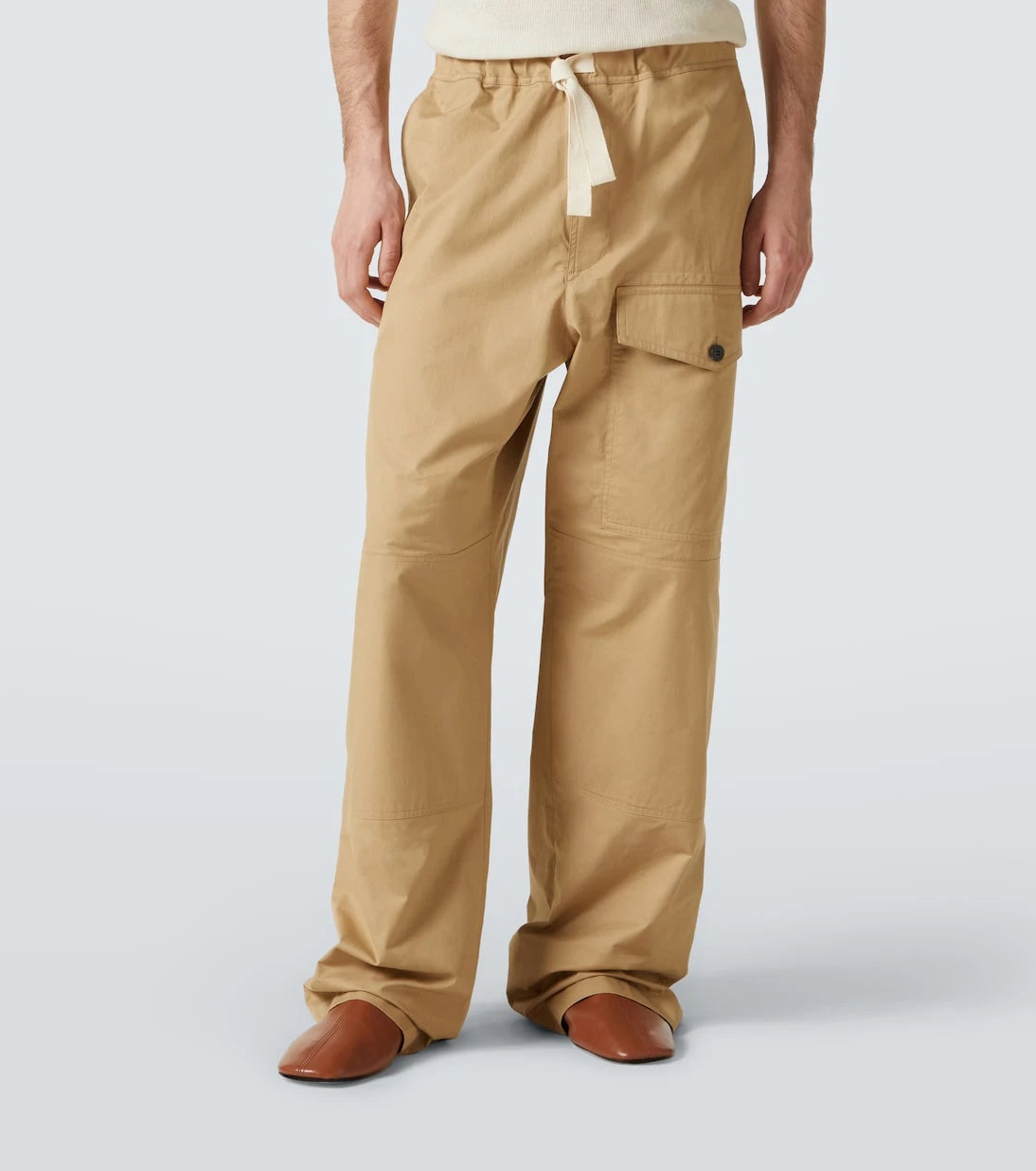 Dries Van Noten - Cotton straight pants