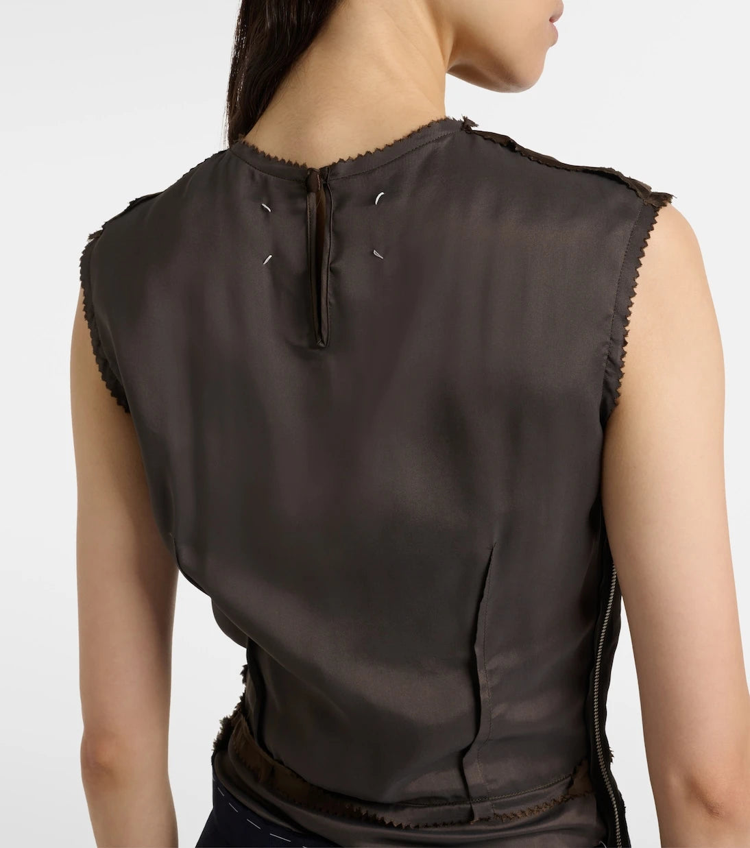Maison Margiela - Twill midi dress