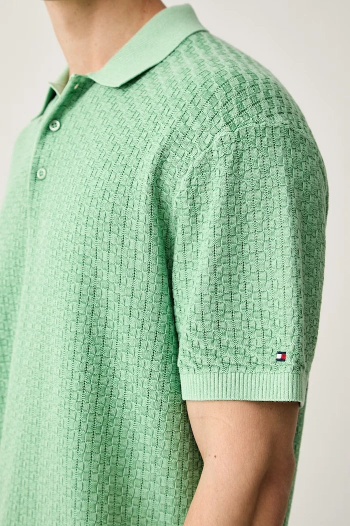 Tommy Hilfiger erkek pamuklu yakalı polo tişört