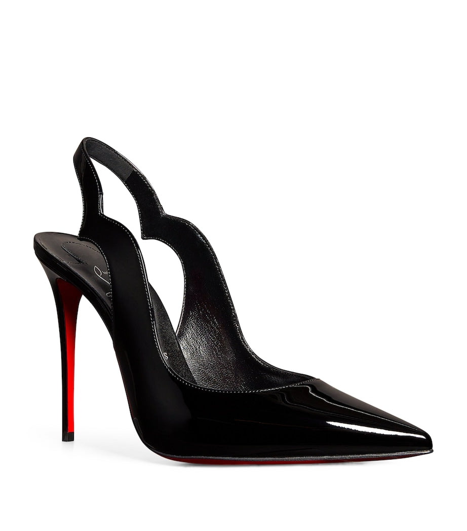 Christian Louboutin Hot Chick Sling Patent Slingback Pumps 100