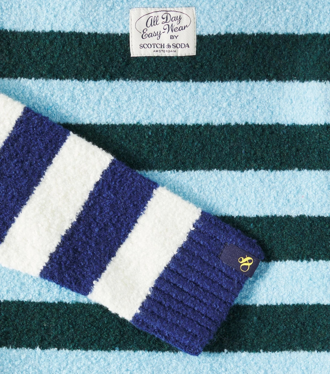 Scotch & Soda Kids - Striped cotton-blend sweater