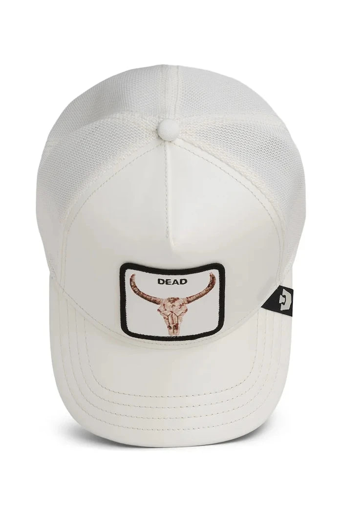 Goorin Bros Şapka trucker Faux Leather Bull Skull