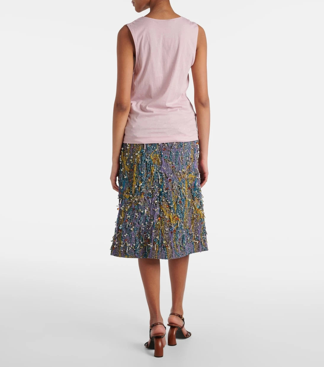Dries Van Noten - Gathered cotton top