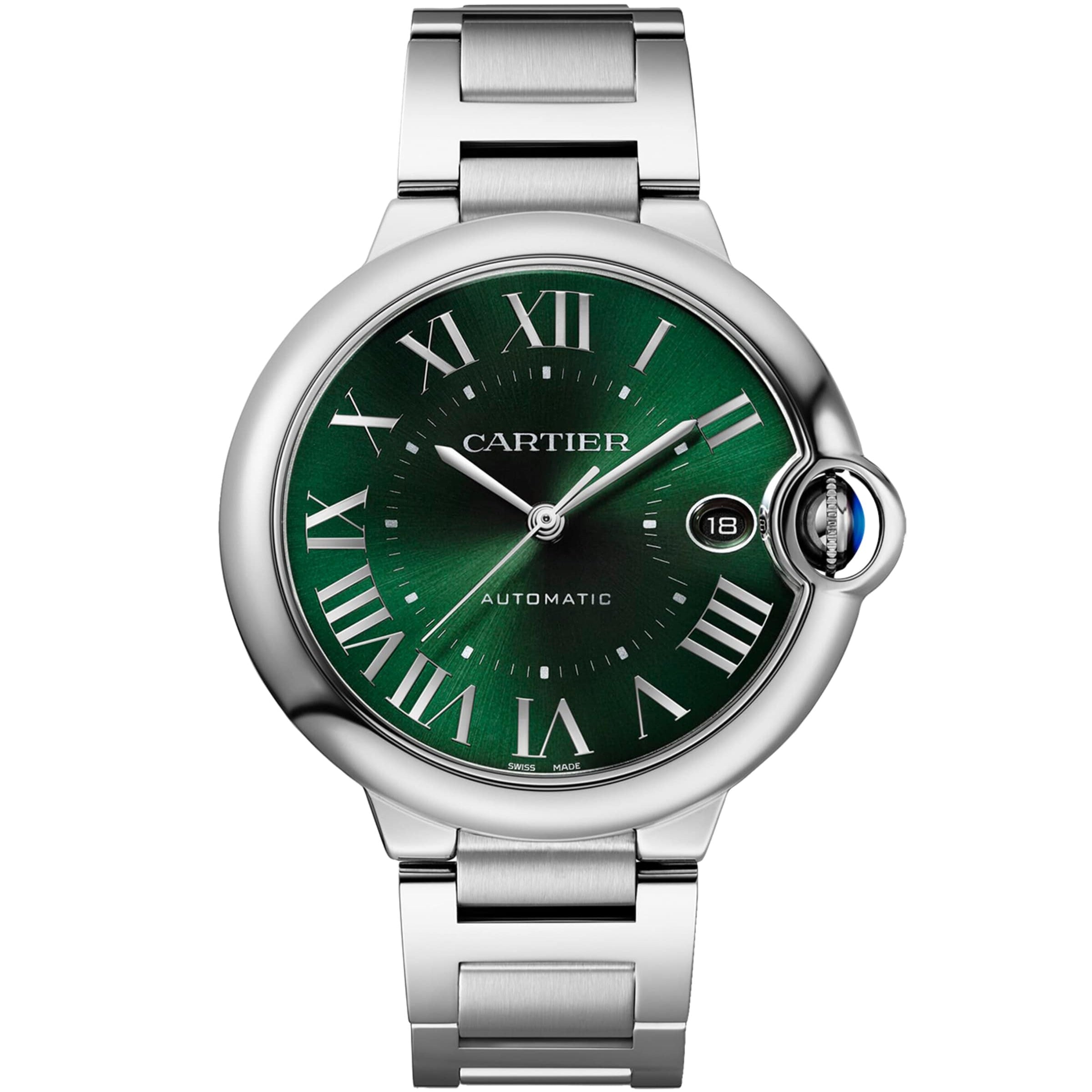 Stainless Steel Ballon Bleu de Cartier Watch 40mm