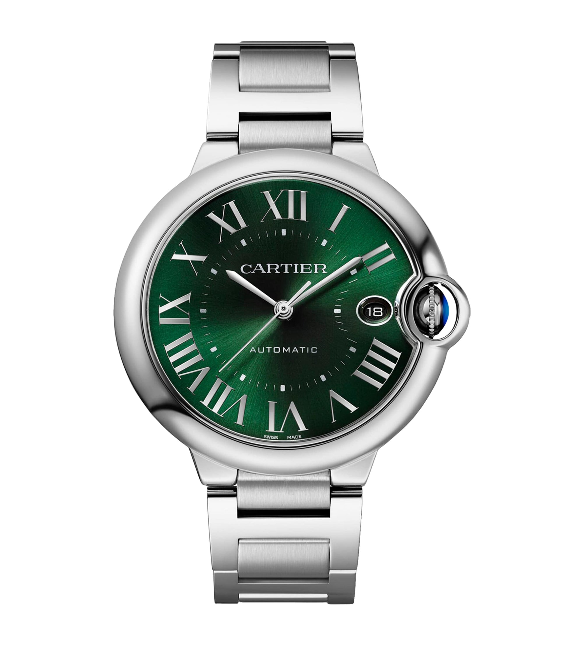 Stainless Steel Ballon Bleu de Cartier Watch 40mm