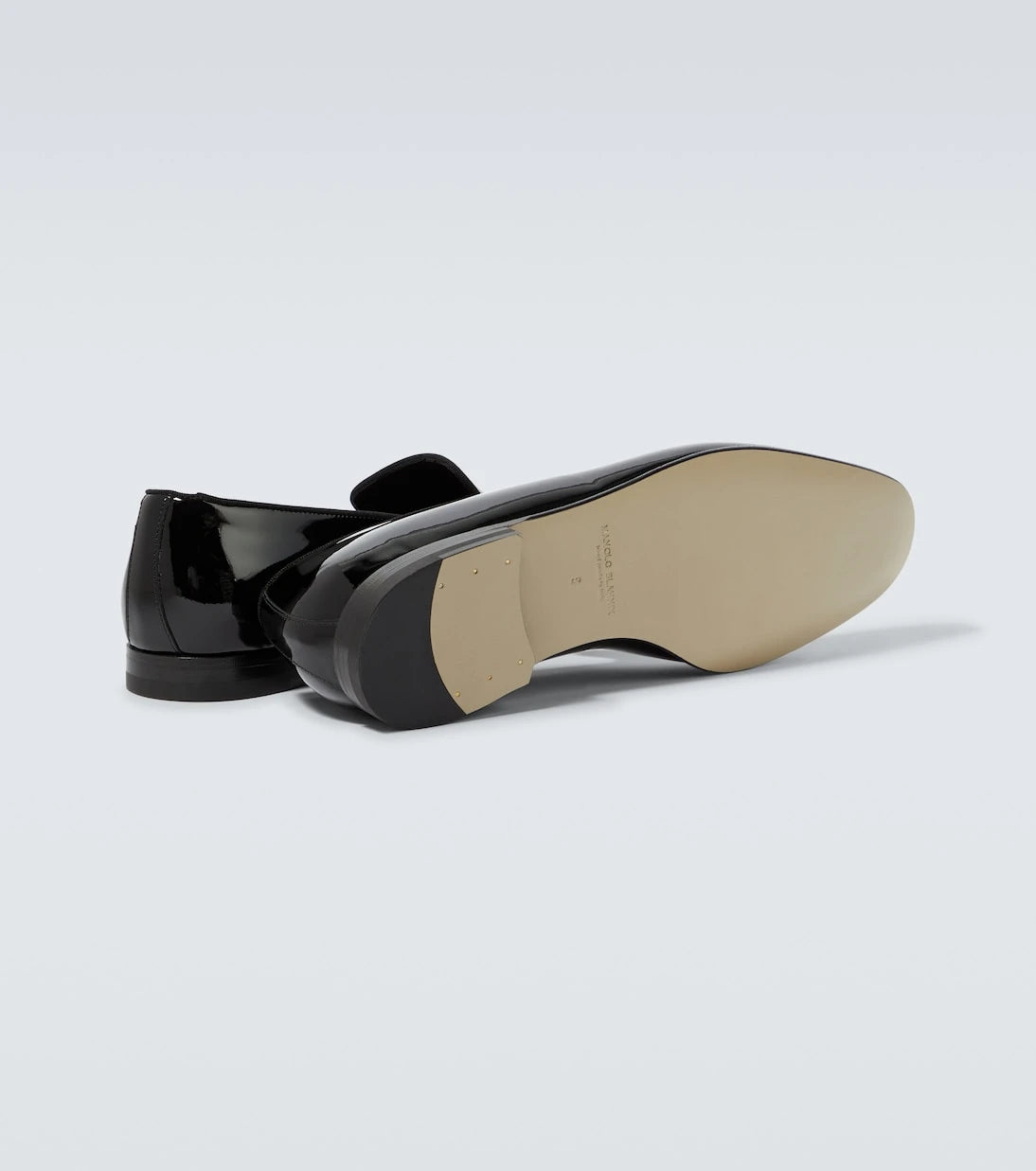 Manolo Blahnik - Mario patent leather loafers