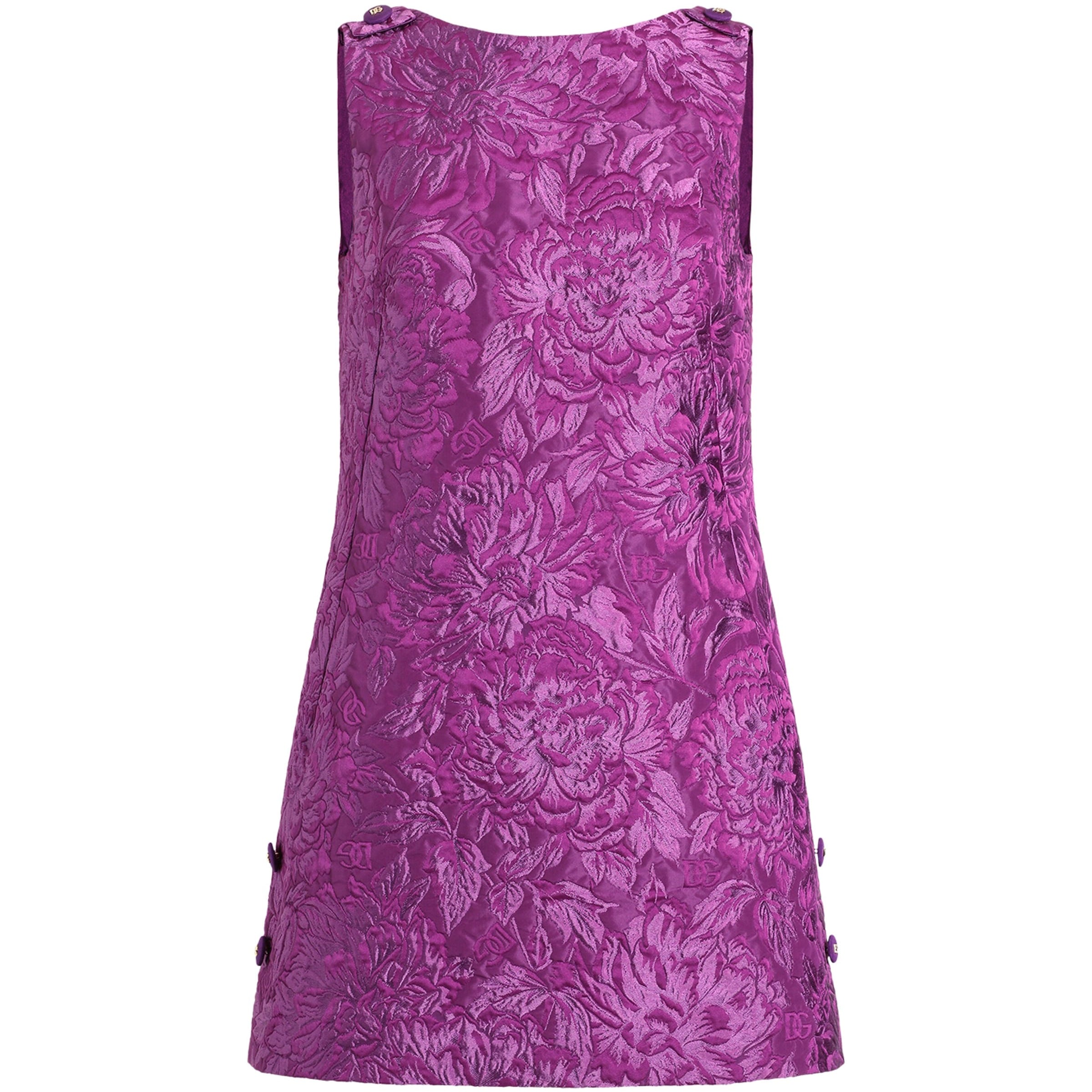 Dolce & Gabbana Multi Brocade Mini Dress